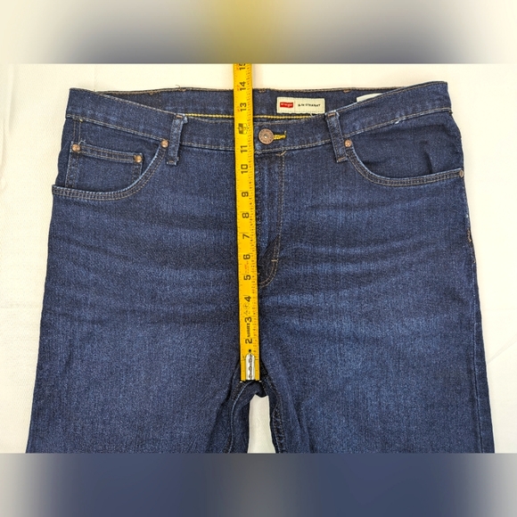 Wrangler Slim Straight Jeans, Men 36 x 32, 5-Pocket Med Wash High Rise - A25 - Picture 6 of 14